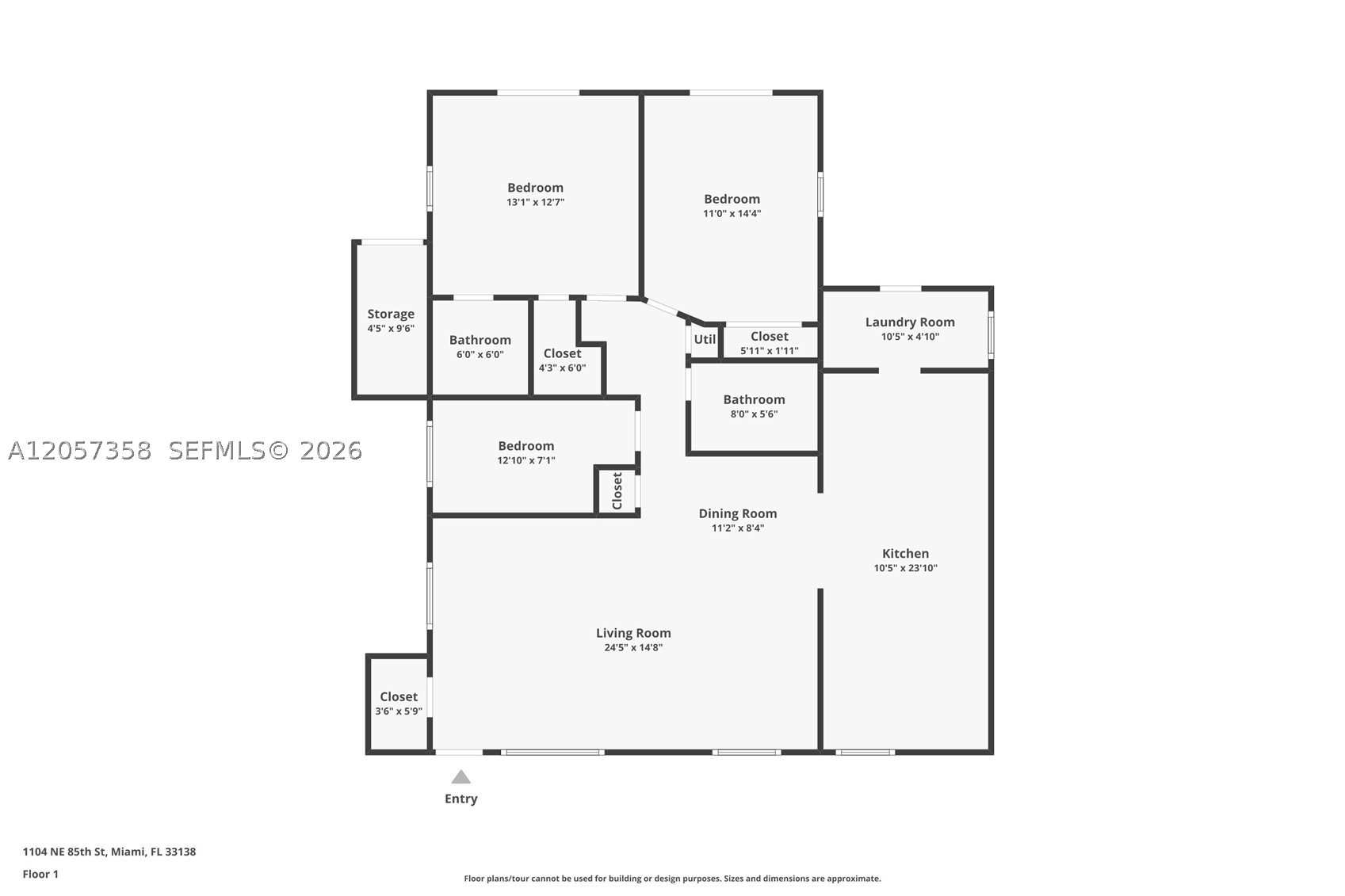 1104 NE 85th St, Miami FL 33138