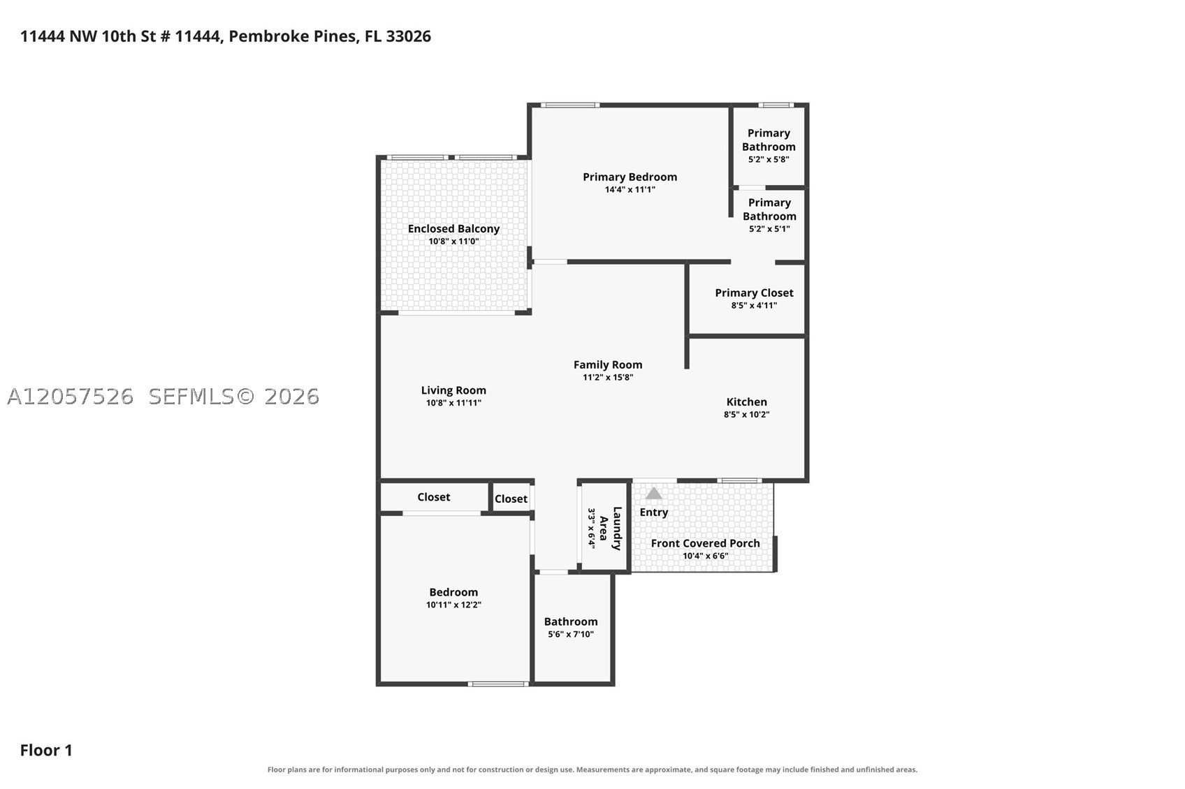 11444 NW 10th St #11444, Pembroke Pines FL 33026
