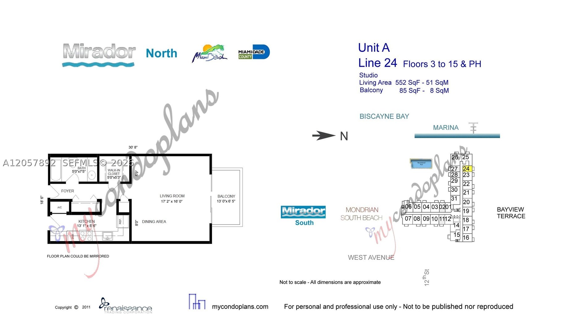 1200 West Ave #524, Miami Beach FL 33139