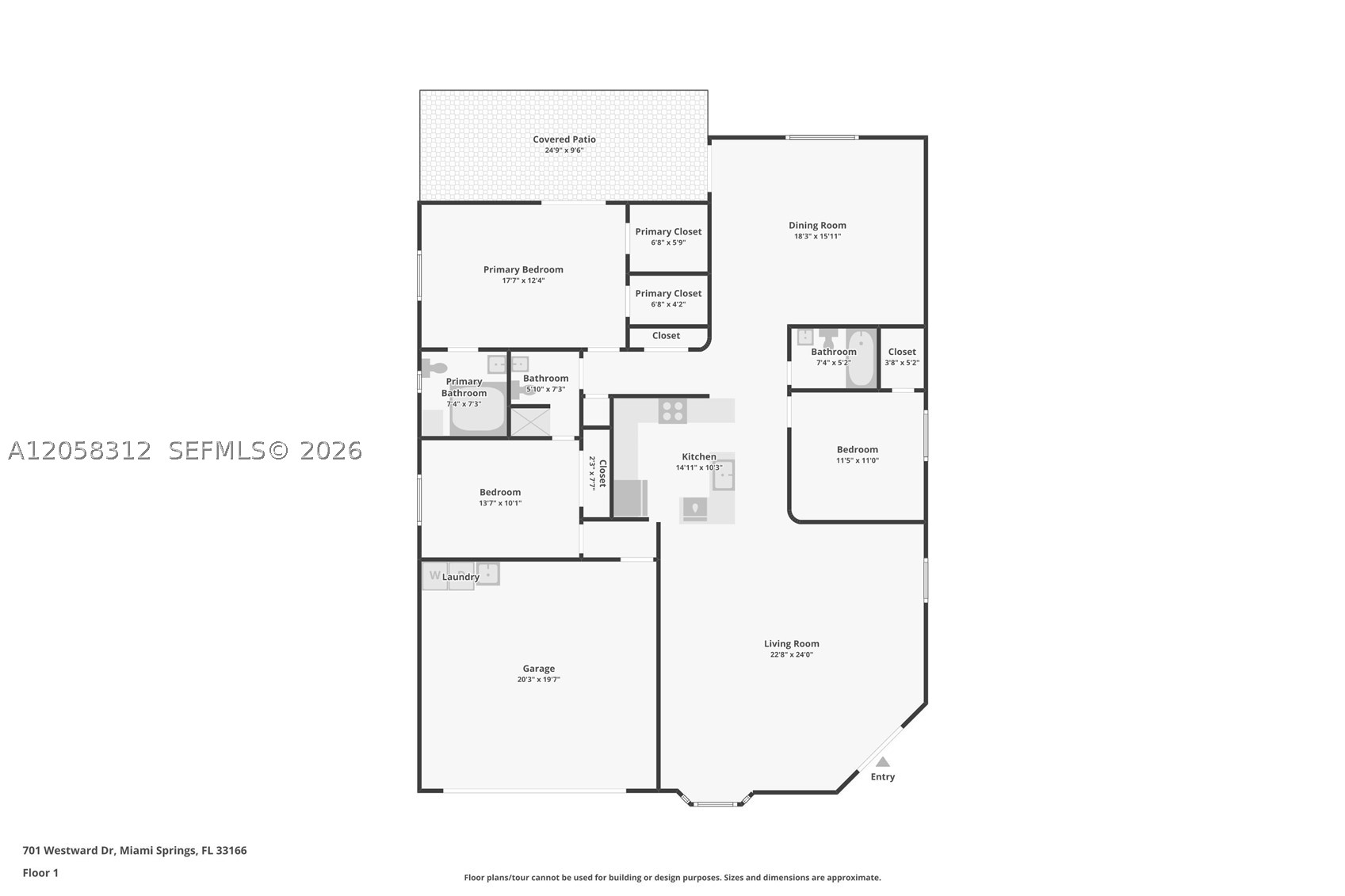 701 Westward Dr, Miami Springs FL 33166