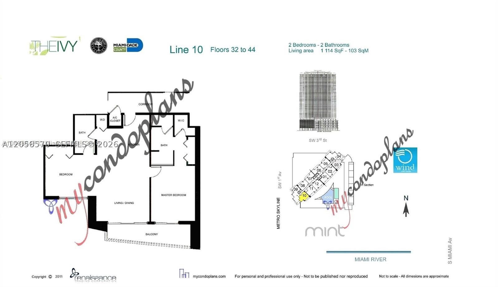 90 SW 3rd St #3910, Miami FL 33130