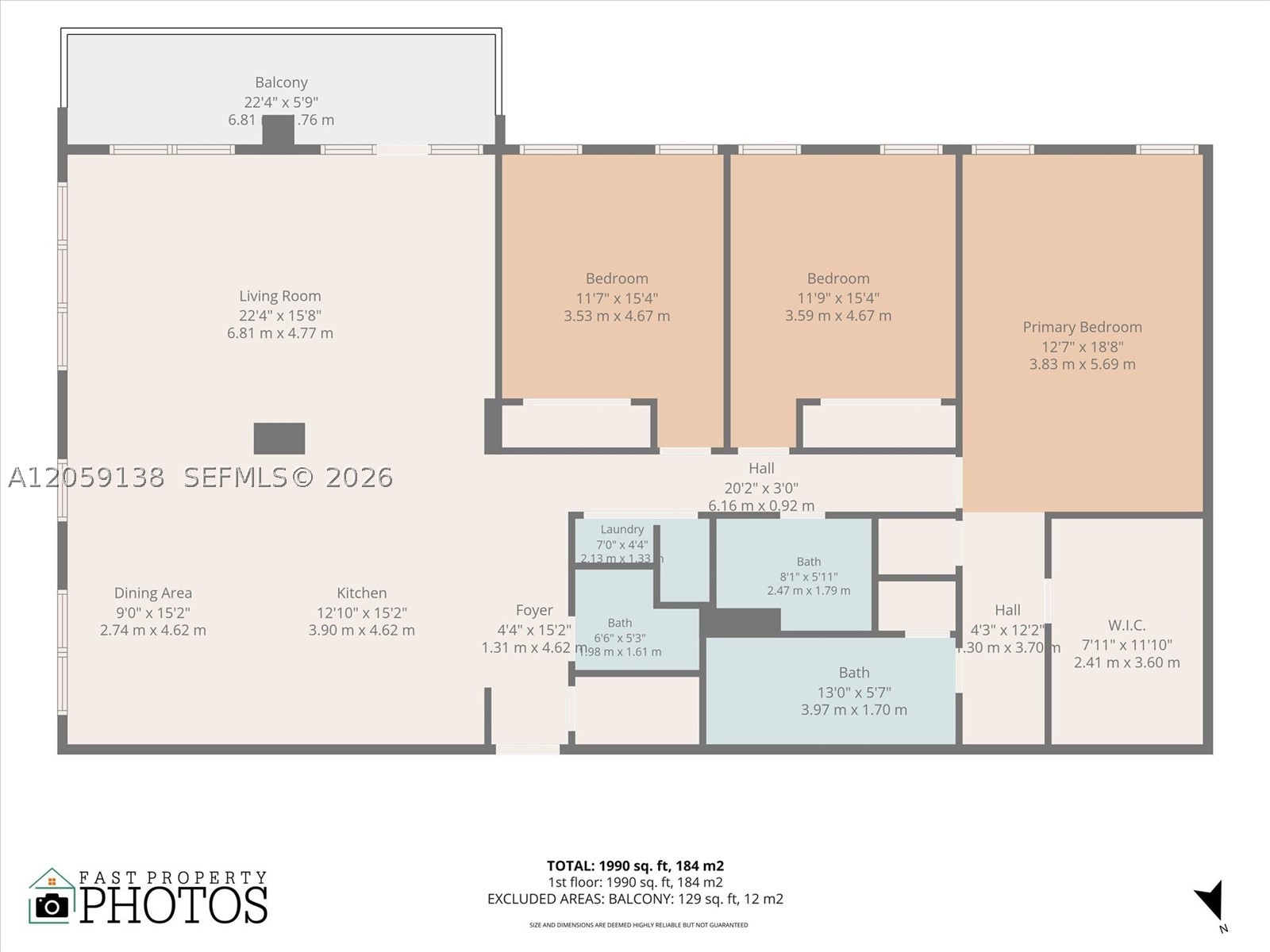 1201 S Ocean Dr #802S, Hollywood FL 33019