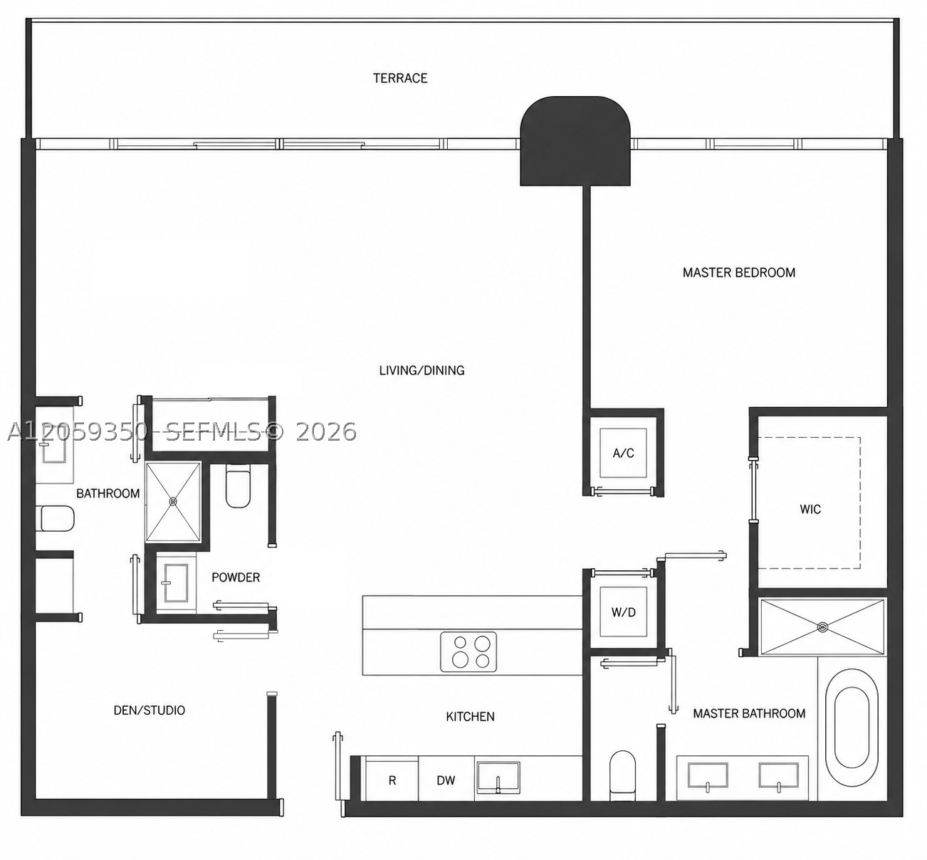 1000 Brickell #PH6106, Miami FL 33131