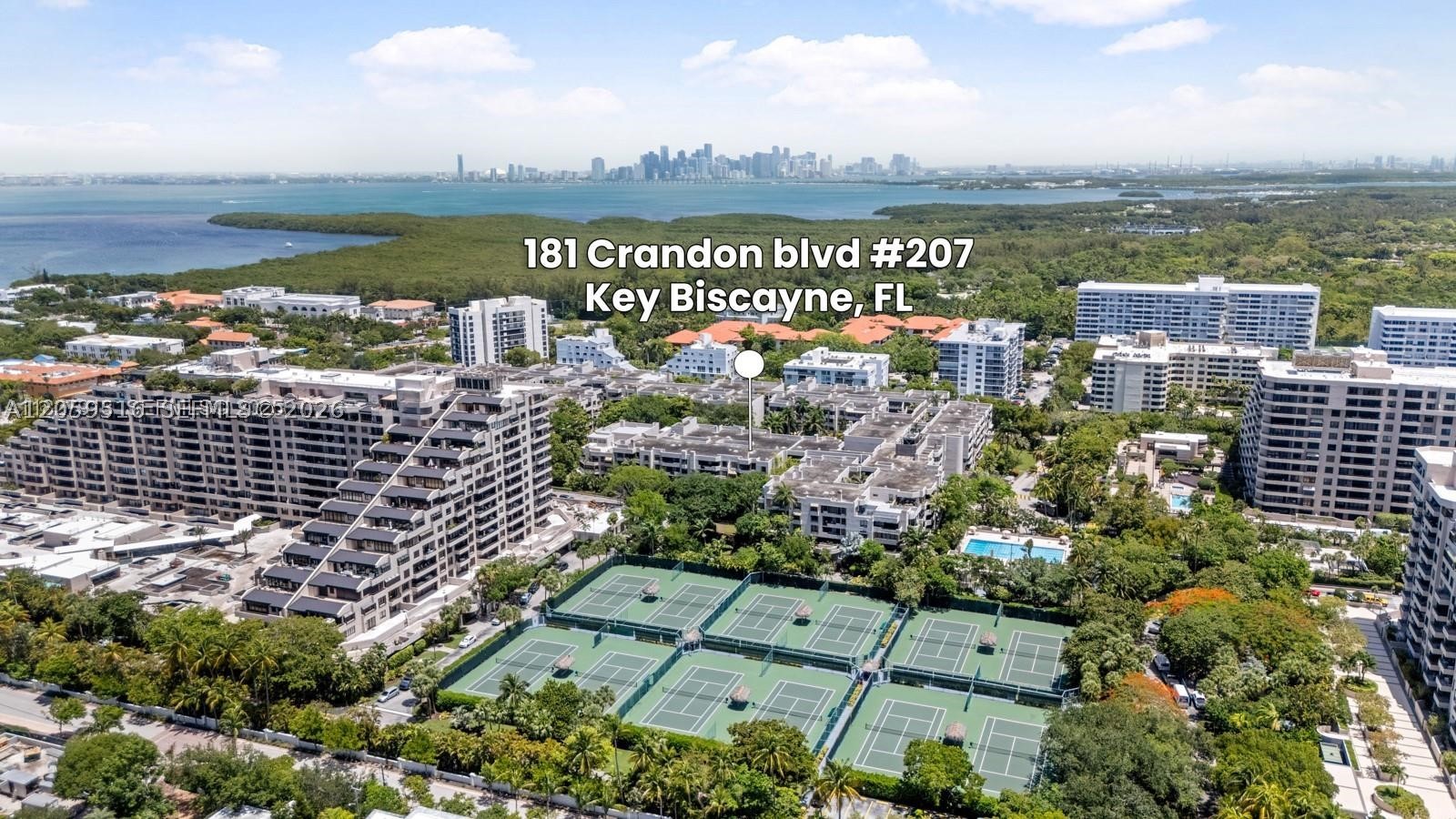 181 Crandon Blvd #207, Key Biscayne FL 33149