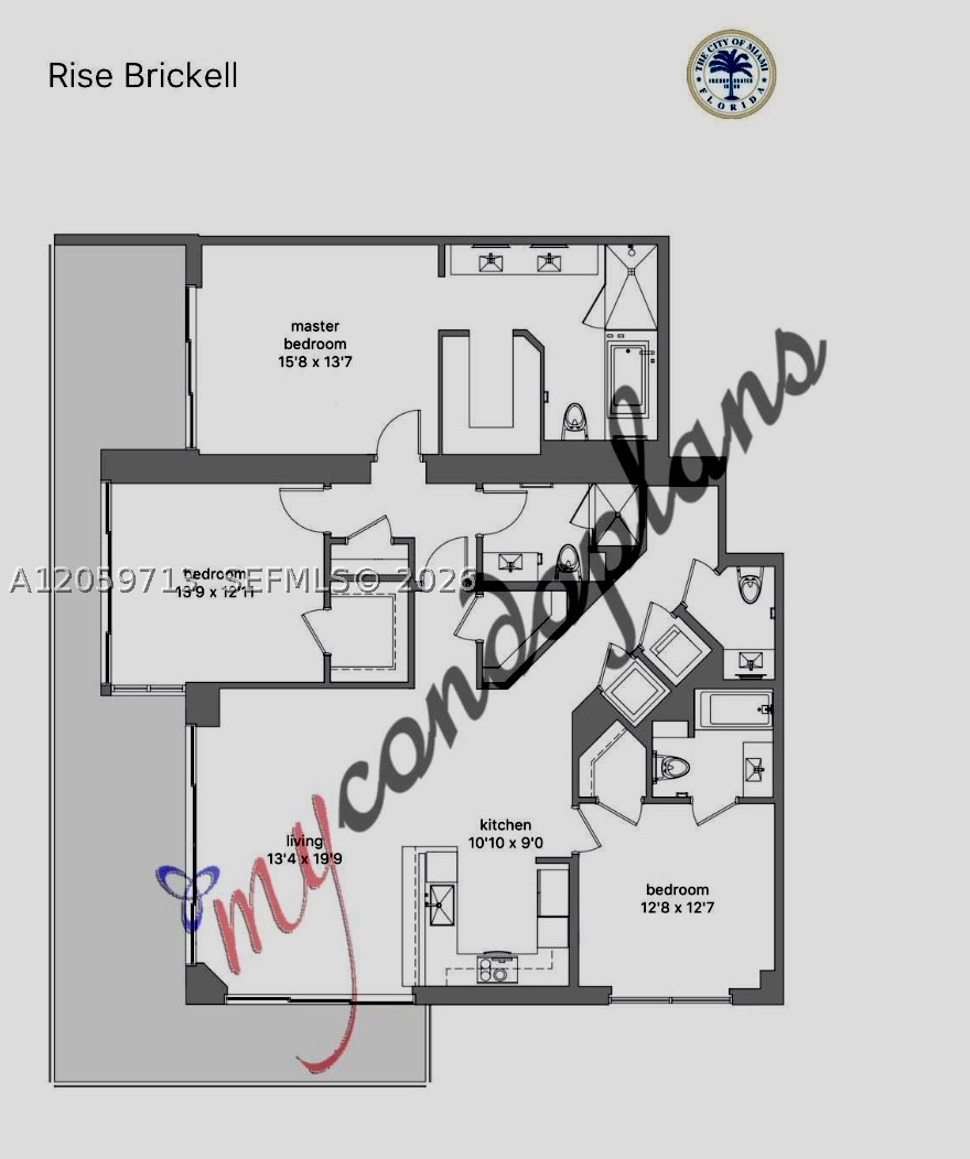 88 SW 7th St #2902, Miami FL 33130