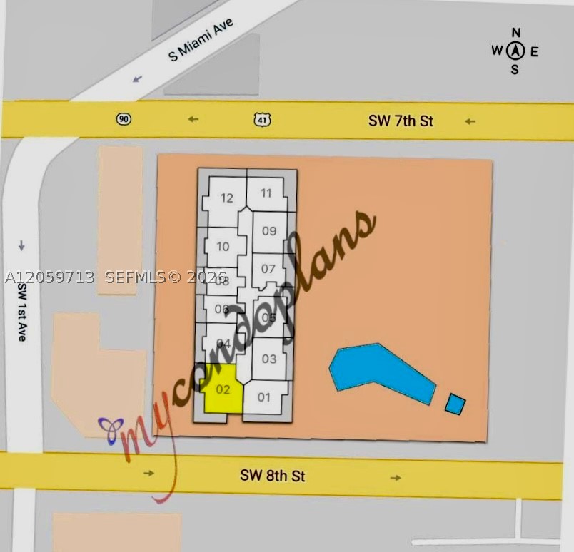 88 SW 7th St #2902, Miami FL 33130