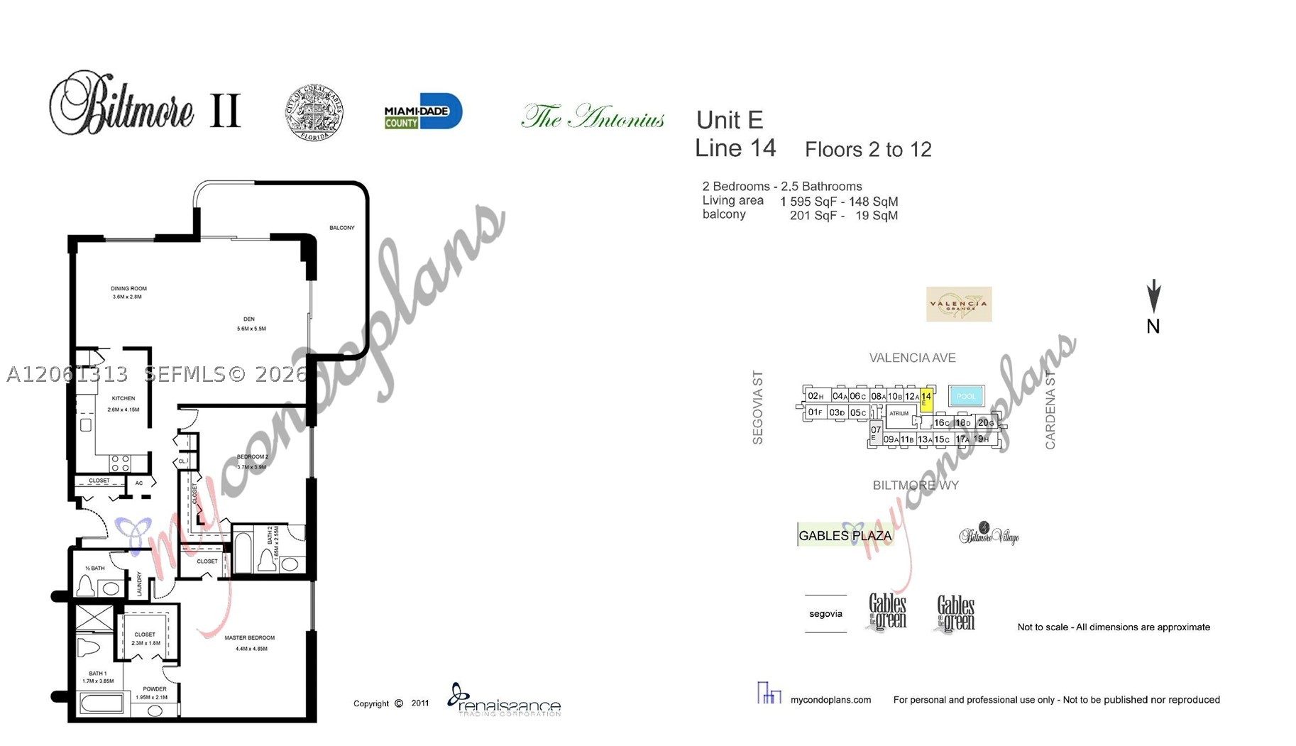 600 Biltmore Way #1014, Coral Gables FL 33134