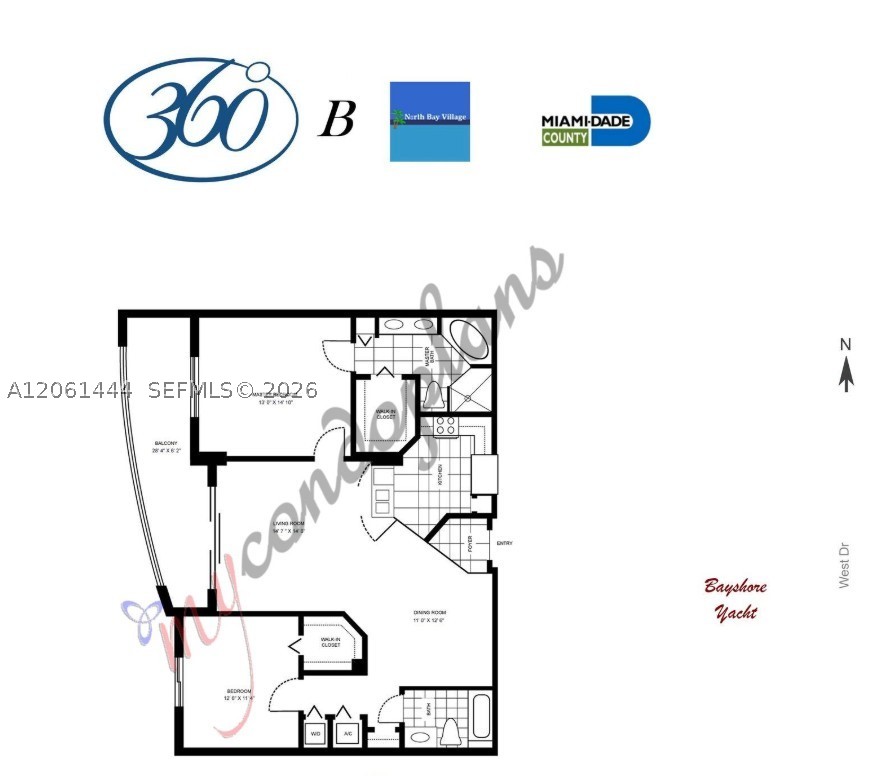 7910 W Harbor Island Dr #708, North Bay Village FL 33141