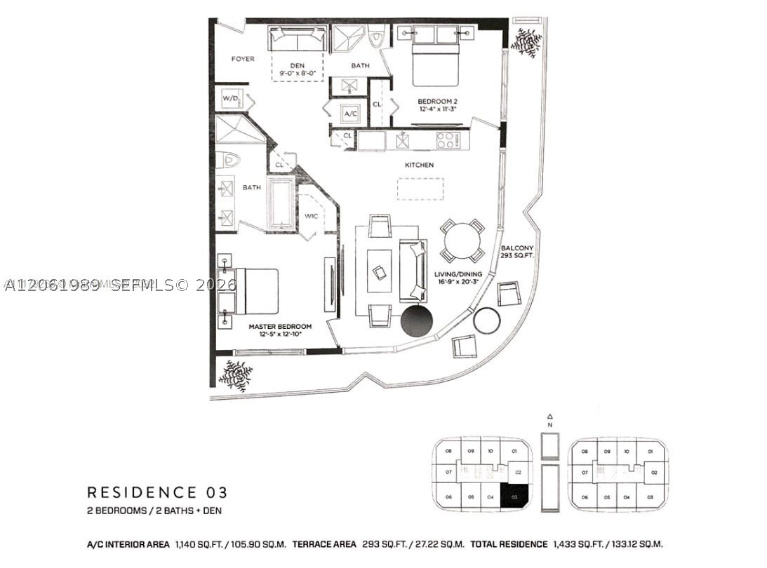 55 SW 9th St #2903, Miami FL 33130