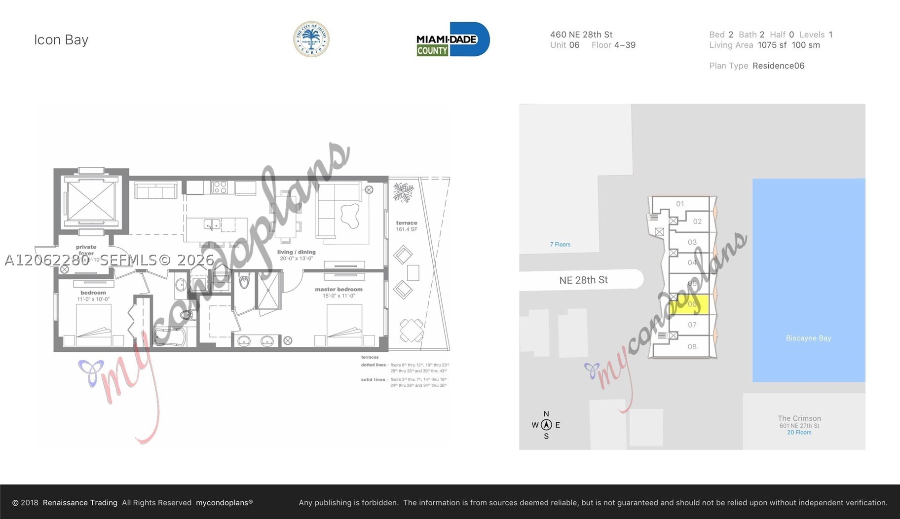 460 NE 28th St #906, Miami FL 33137