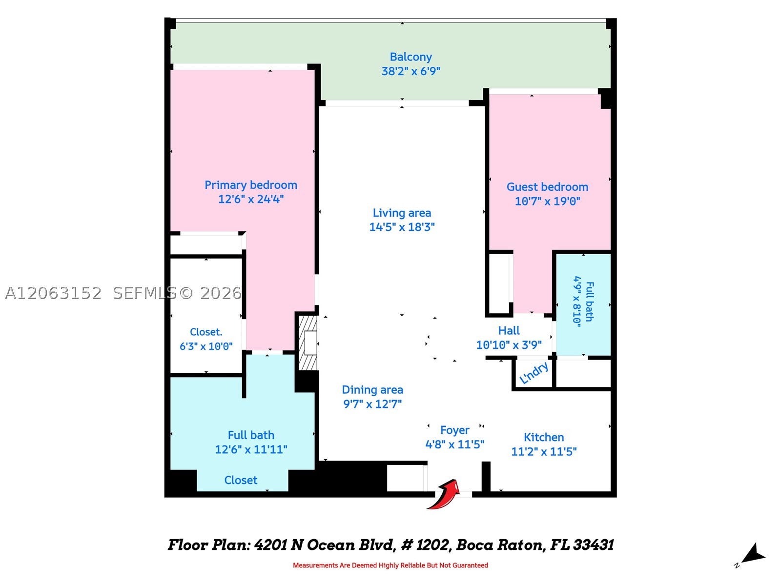 4201 N Ocean Blvd #1202, Boca Raton FL 33431