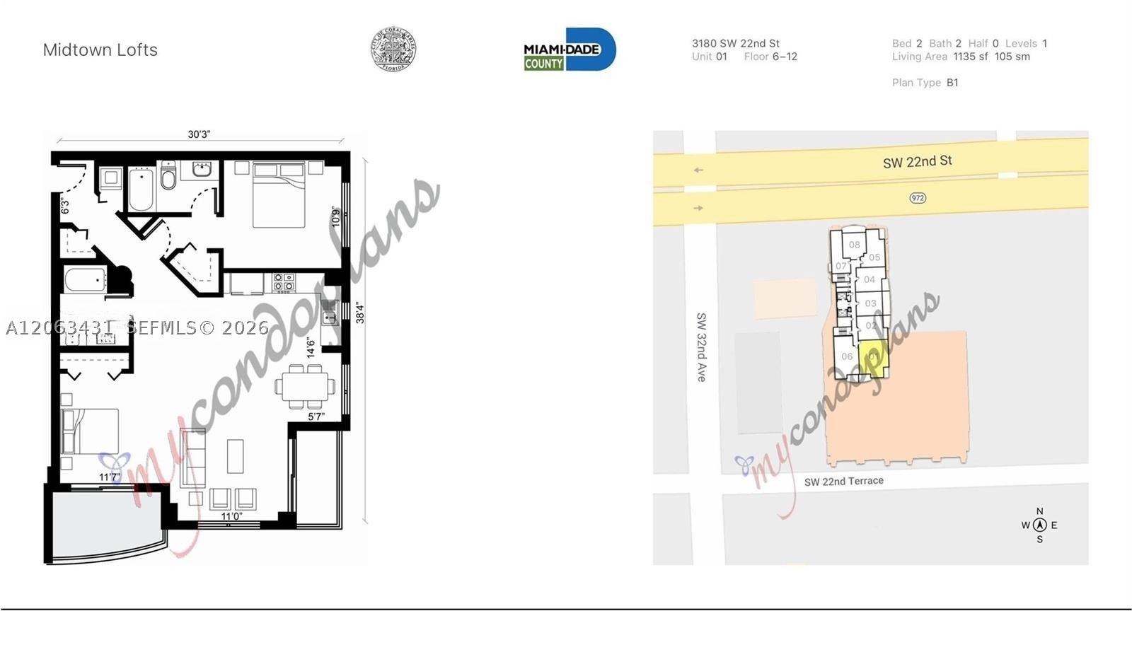 3180 SW 22nd Ter #601, Miami FL 33145