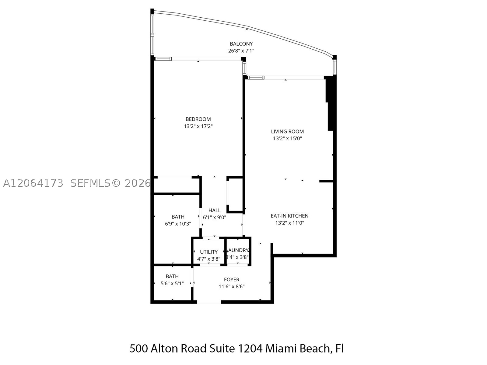 500 Alton Rd #1204, Miami Beach FL 33139