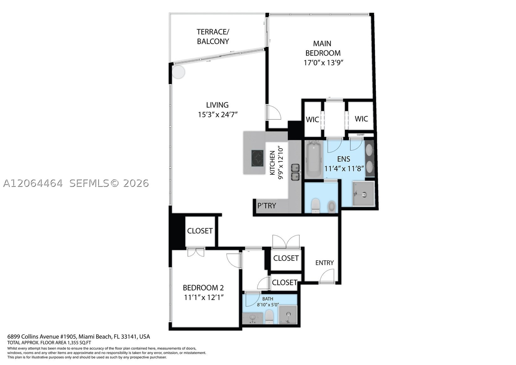 6899 Collins Ave #1905, Miami Beach FL 33141