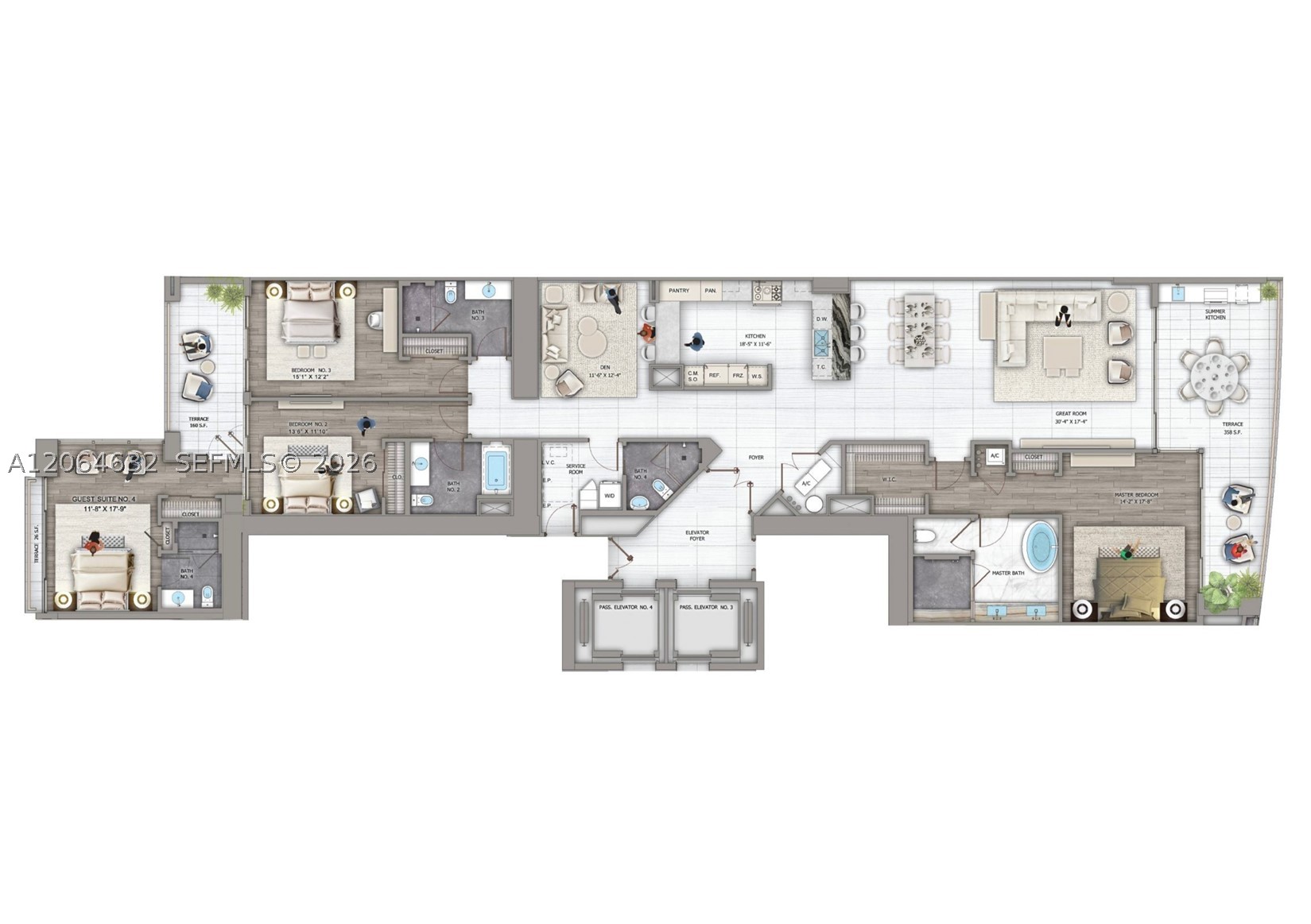 17901 Collins Ave #1803, Sunny Isles Beach FL 33160