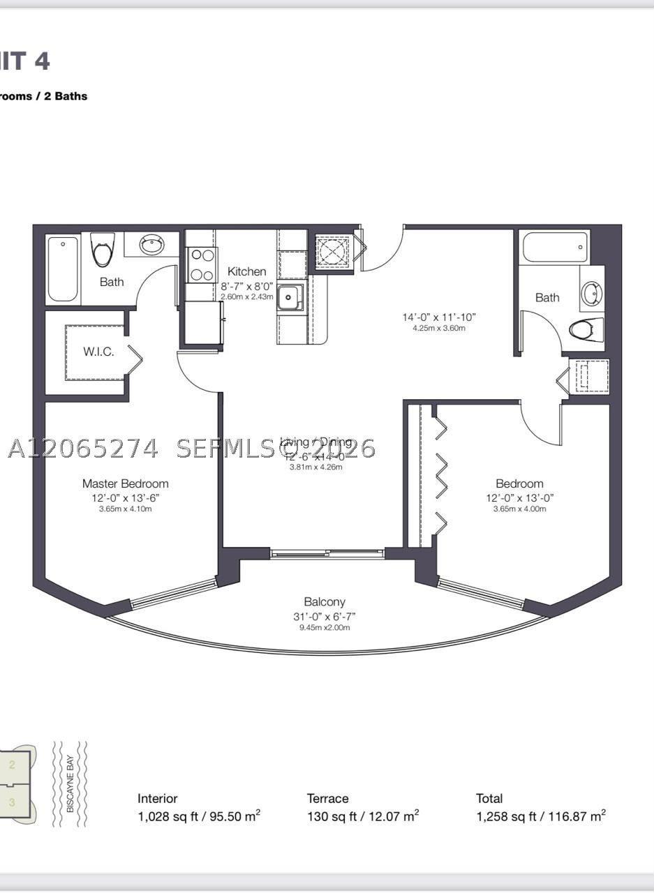 601 NE 23rd St #PH04, Miami FL 33137