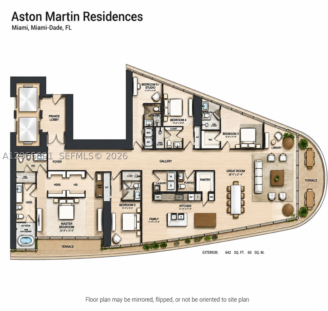 300 Biscayne Boulevard Way #4201E, Miami FL 33131