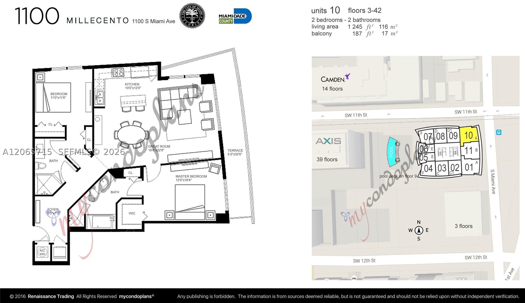 1100 S Miami Ave #3010, Miami FL 33130