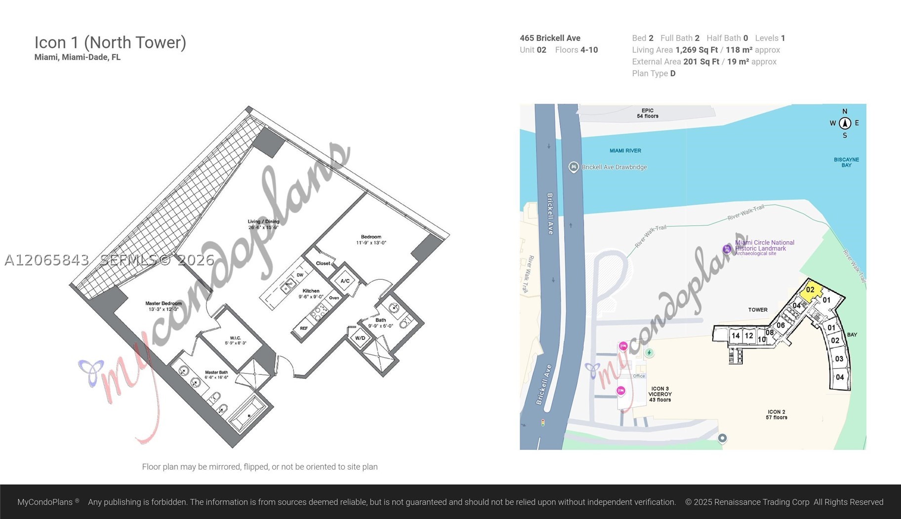 465 BRICKELL AV #502, Miami FL 33131