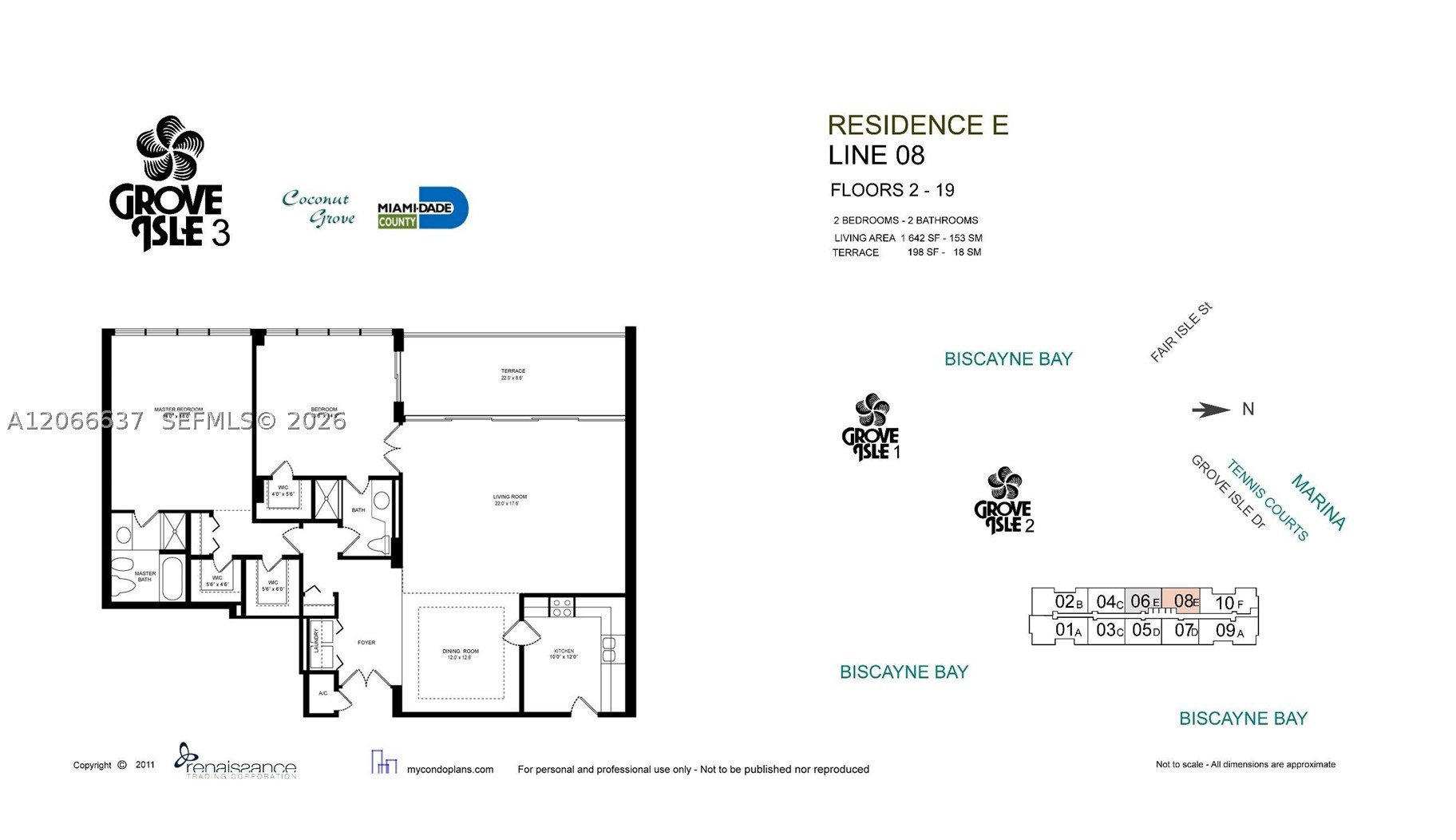 3 Grove Isle Dr #C1208, Miami FL 33133