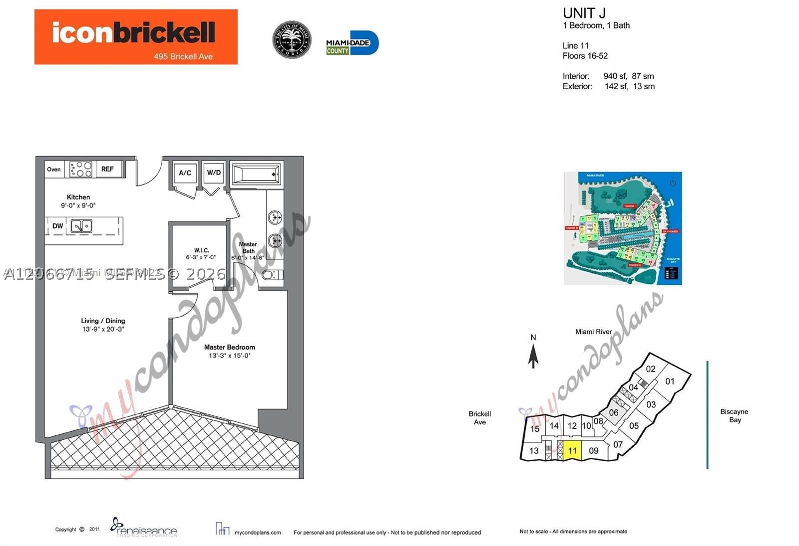 475 Brickell Ave #2511, Miami FL 33131