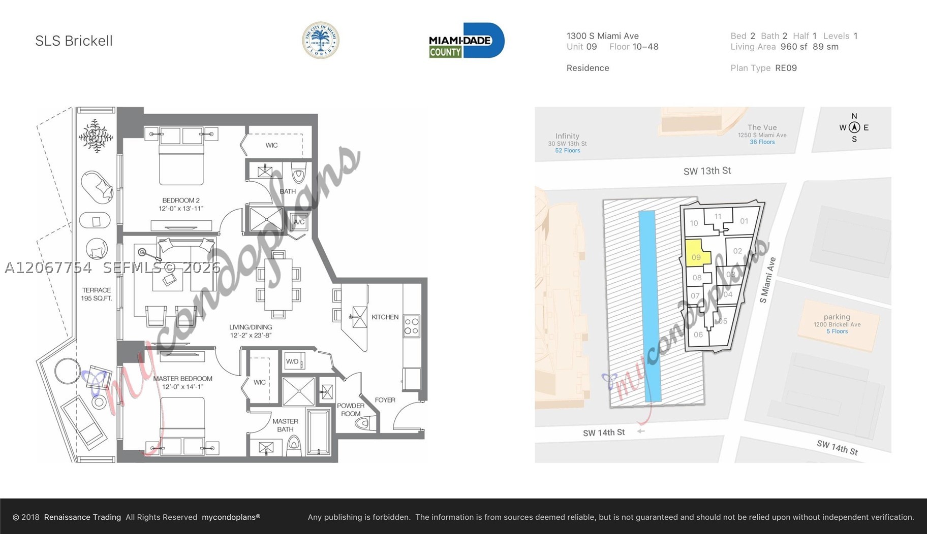 1300 S Miami #4209, Miami FL 33130