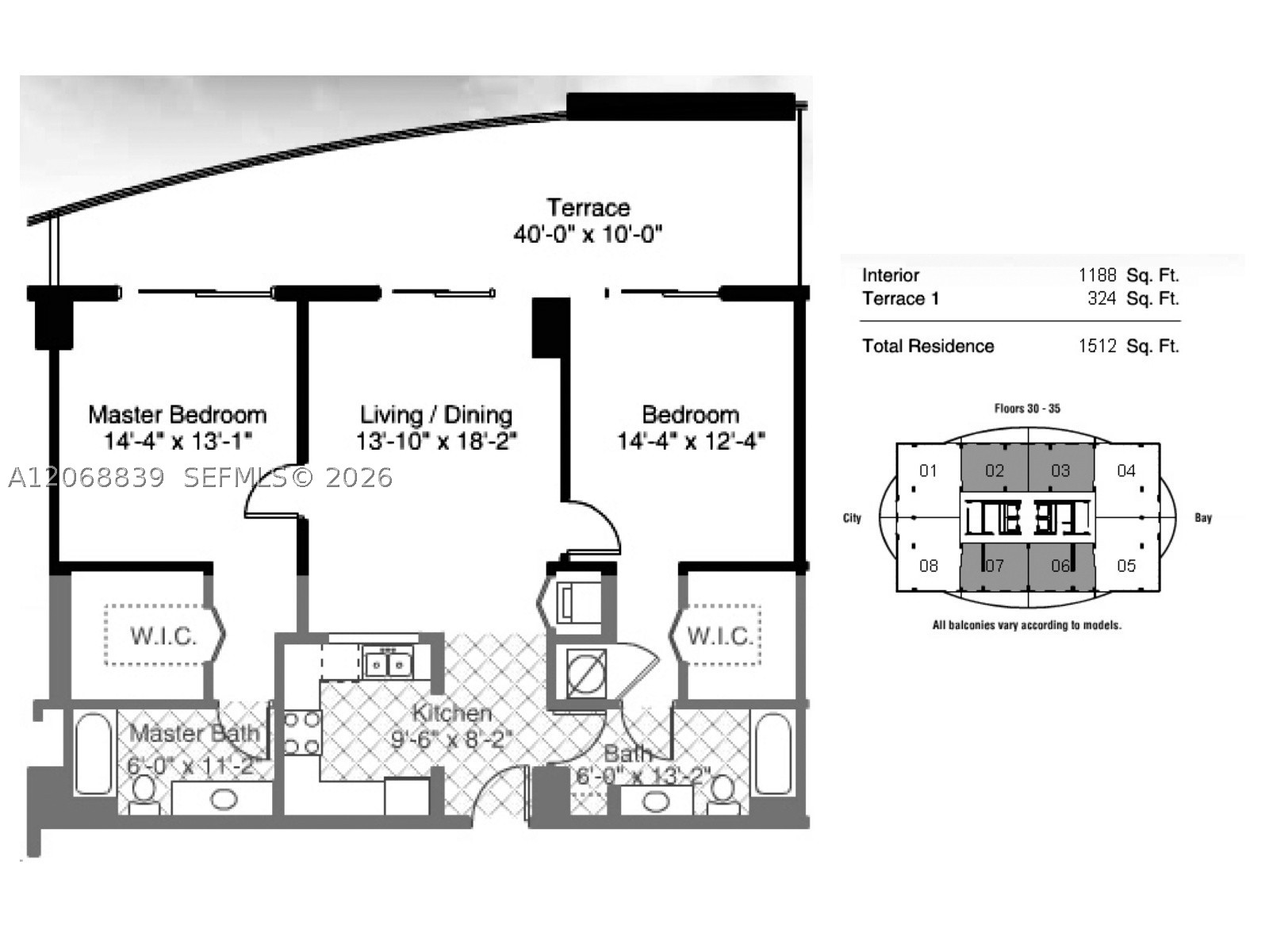 2101 Brickell Ave #3202, Miami FL 33129