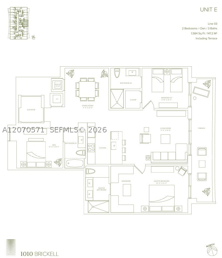 1010 Brickell Ave #3903, Miami FL 33131