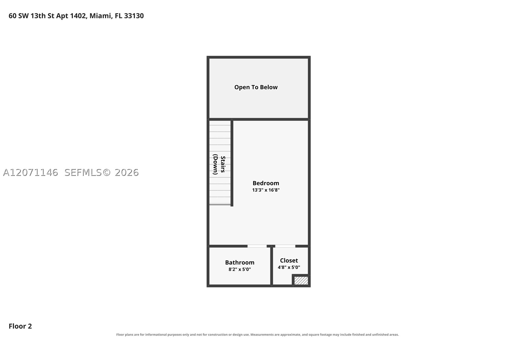 60 SW 13th St #1402, Miami FL 33130