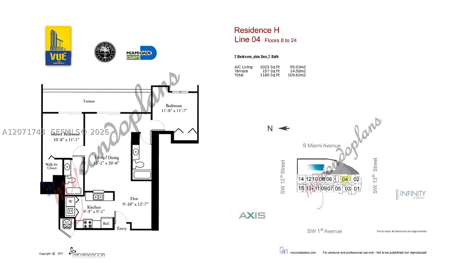 1250 S Miami Ave #2004, Miami FL 33130