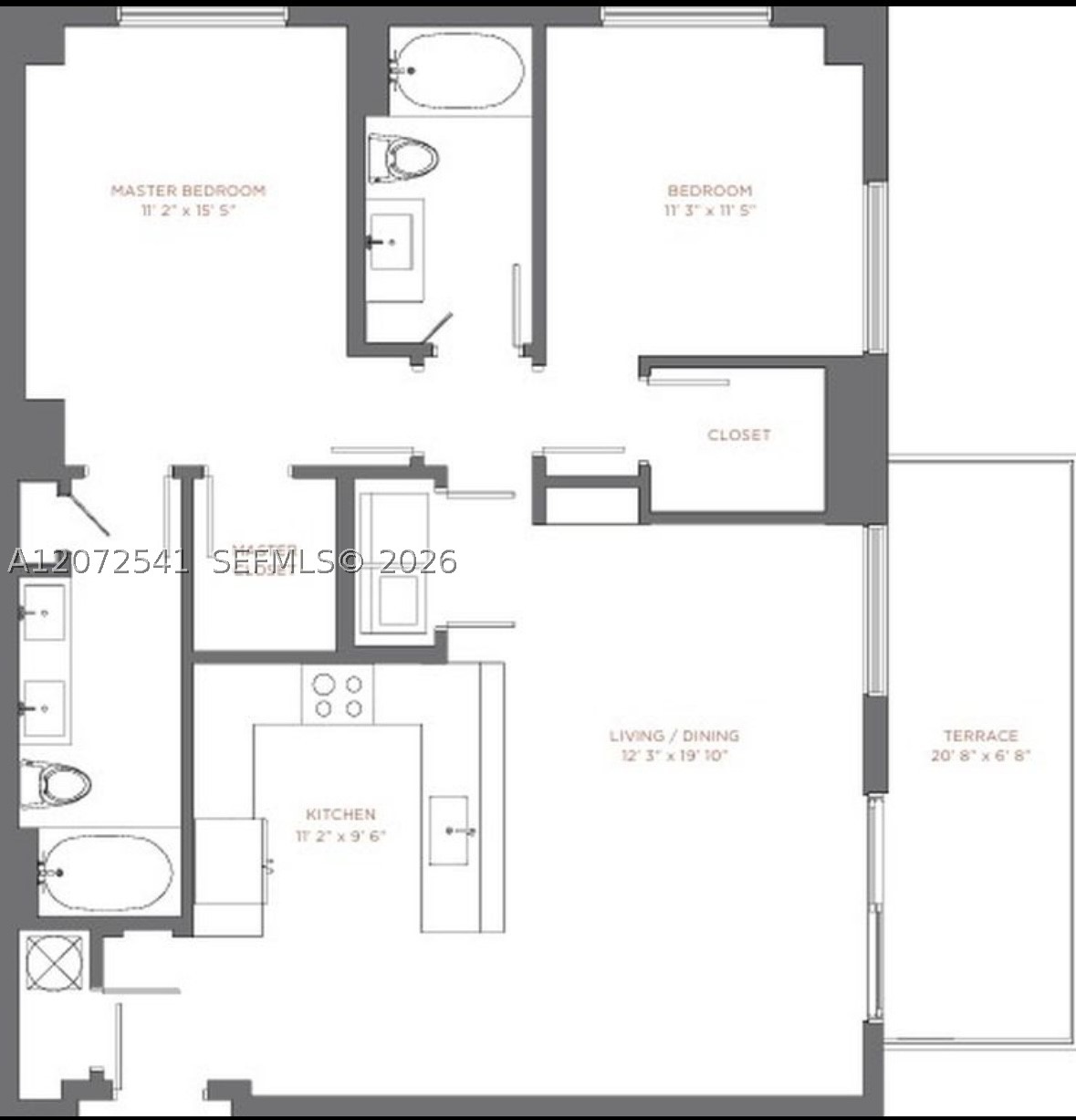 999 SW 1st Ave #1814, Miami FL 33130