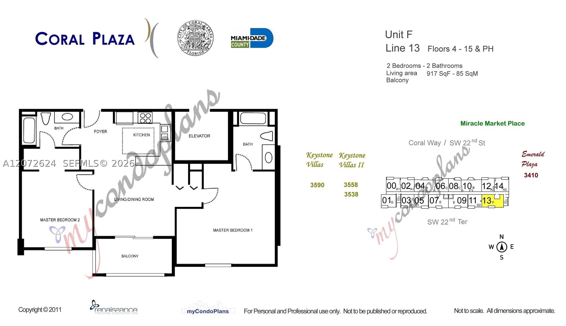 3500 CORAL WAY #1213, Miami FL 33145