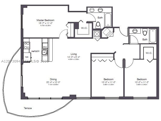 601 NE 23rd St #1505, Miami FL 33137