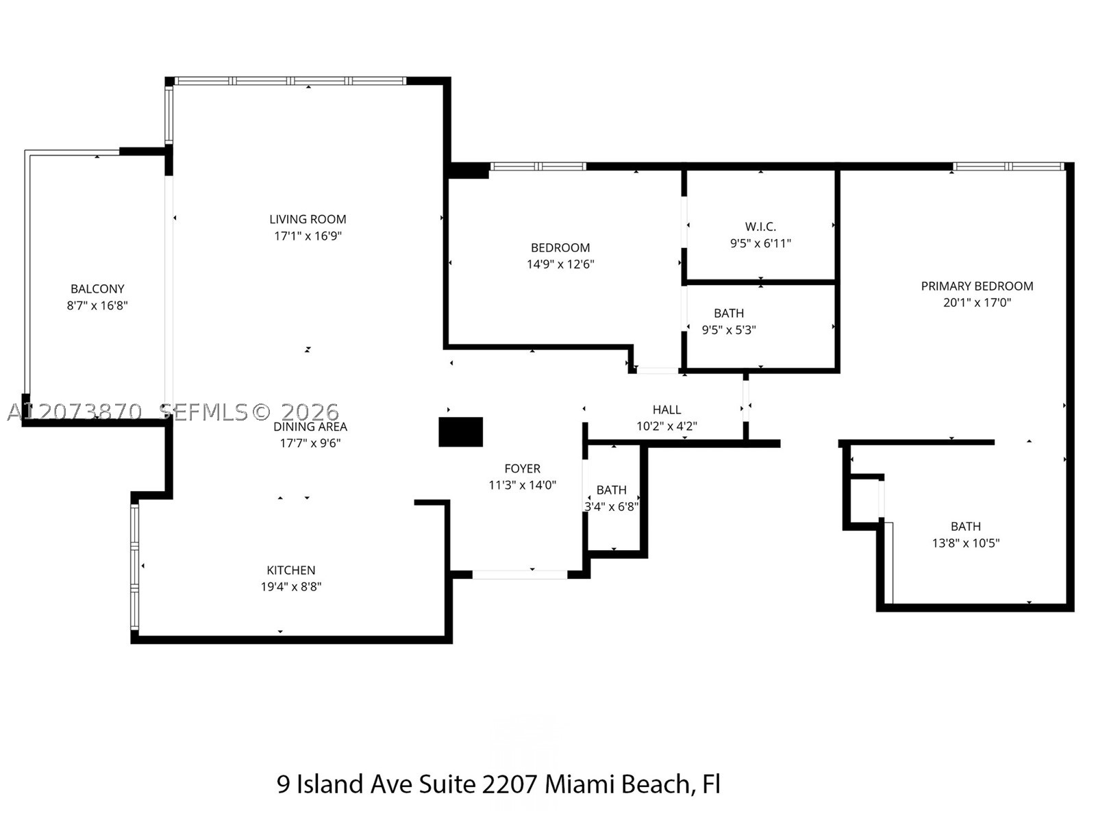9 Island Ave #2207, Miami Beach FL 33139