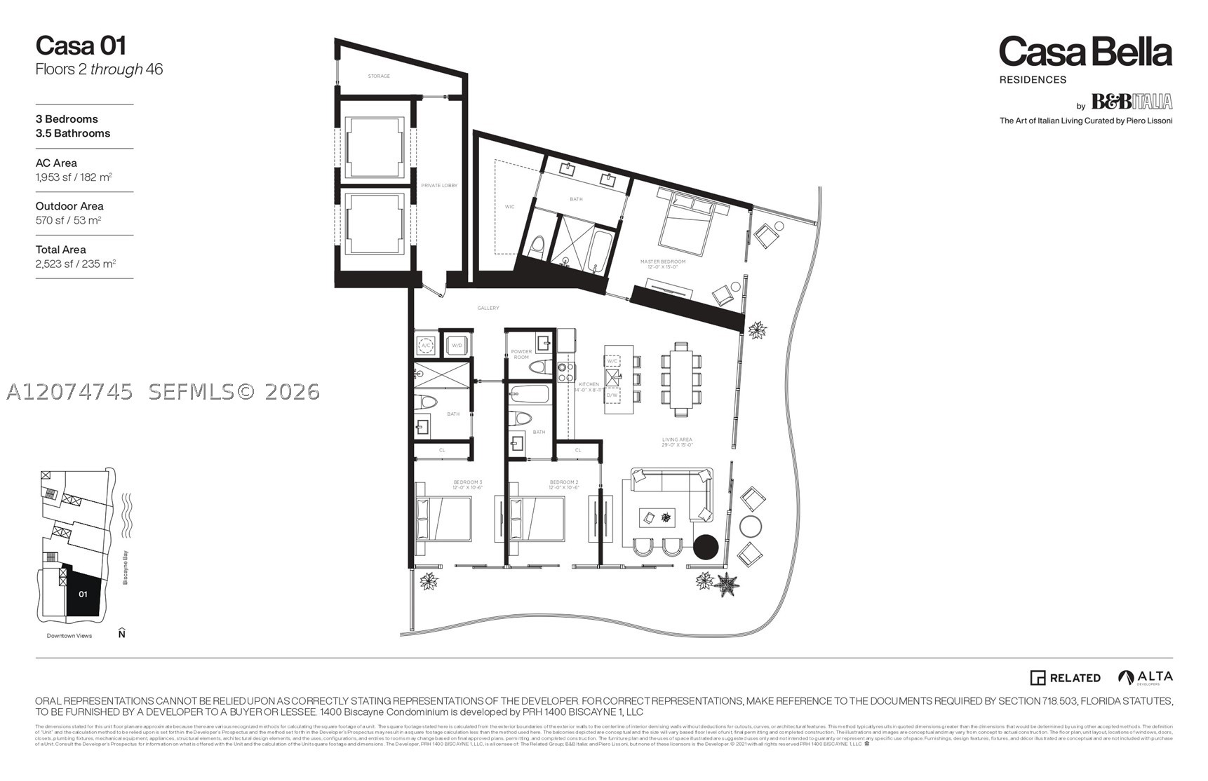 1400 Biscayne Blvd #3501, Miami FL 33132