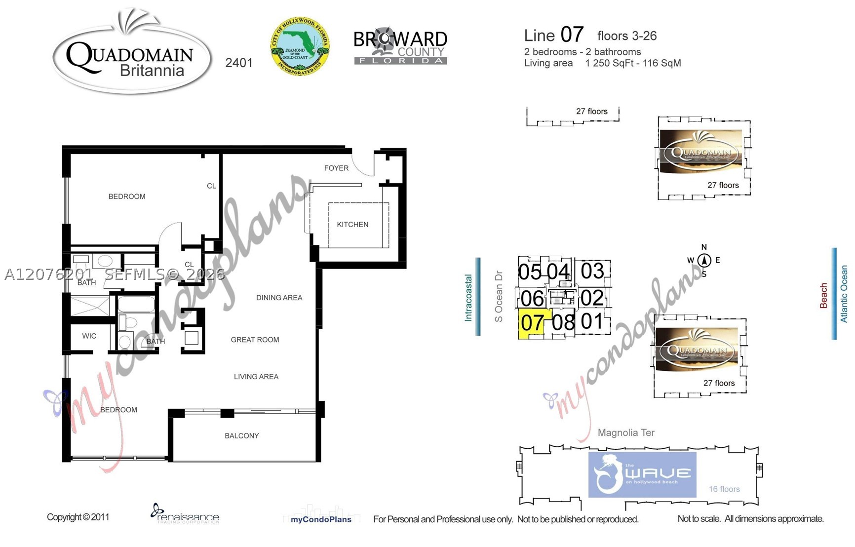 2401 S Ocean Dr #507, Hollywood FL 33019