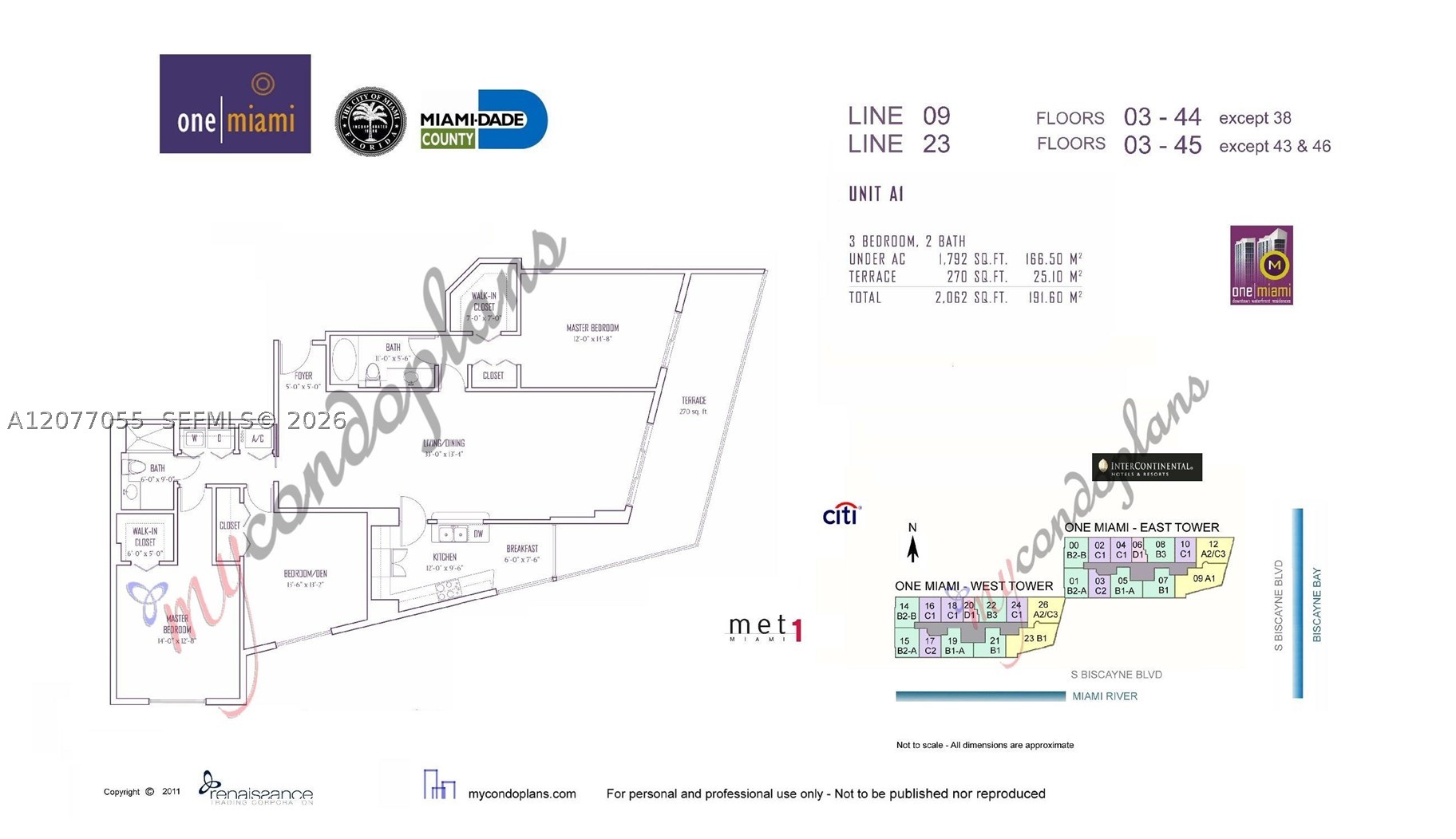 325 S Biscayne Blvd #2723, Miami FL 33131