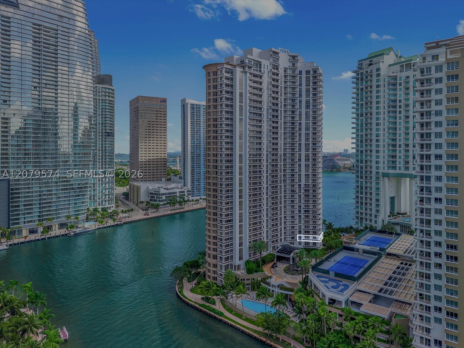 901 Brickell Key Blvd #609, Miami FL 33131