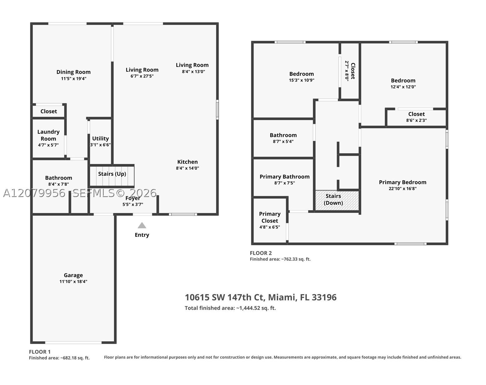 10615 SW 147th Ct, Miami FL 33196