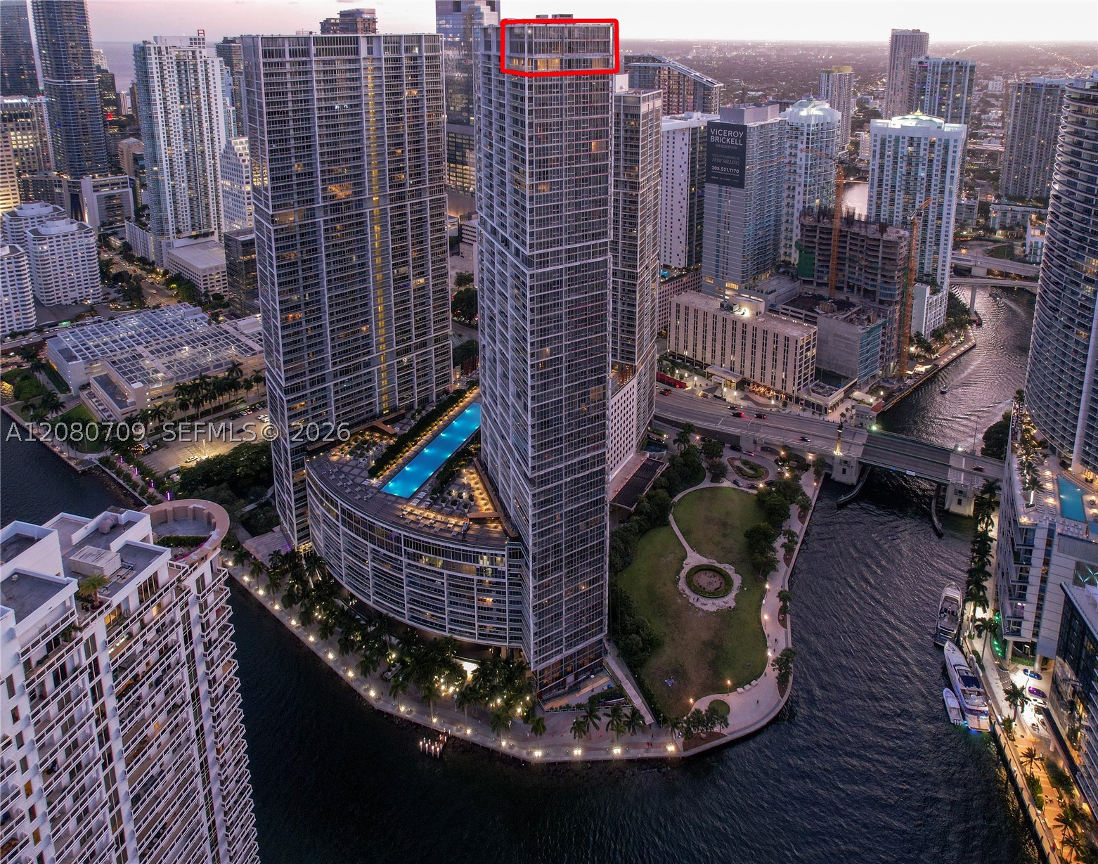 465 Brickell Ave #PH5701, Miami FL 33131