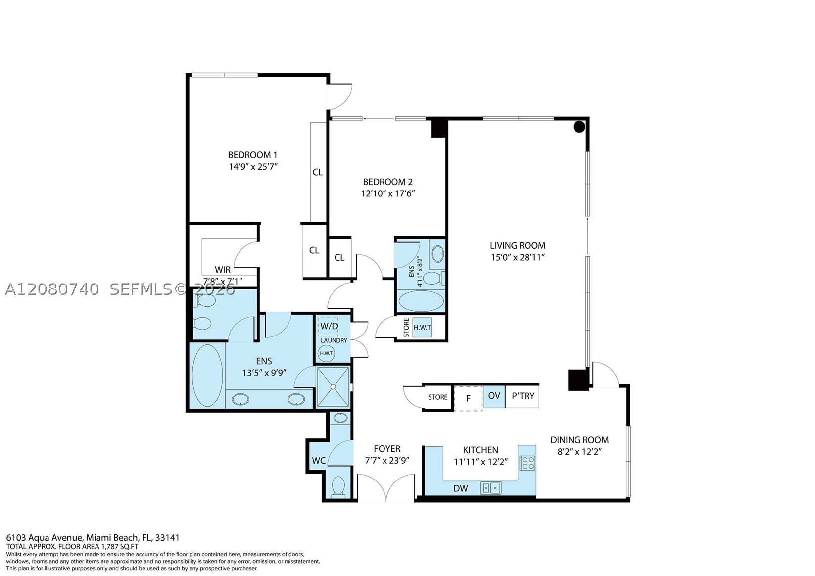 6103 Aqua Ave #702, Miami Beach FL 33141