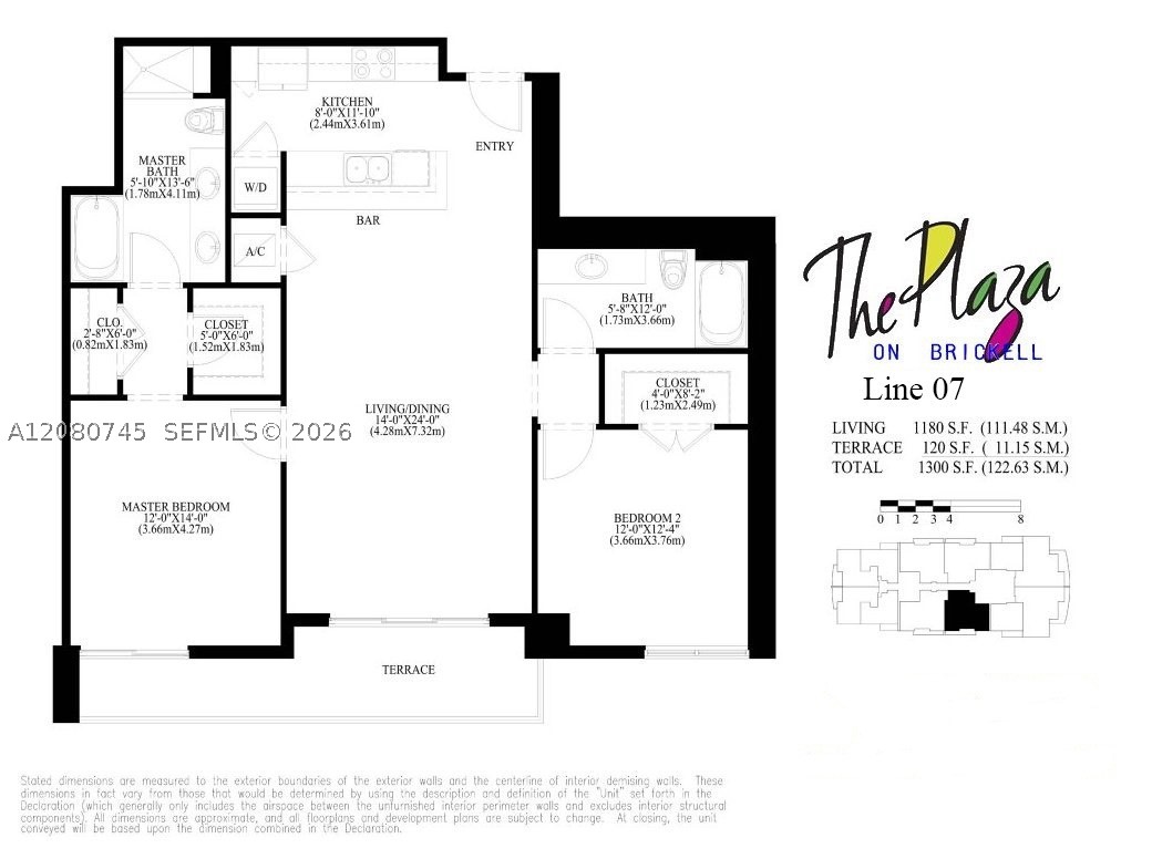 951 Brickell Ave #2407, Miami FL 33131