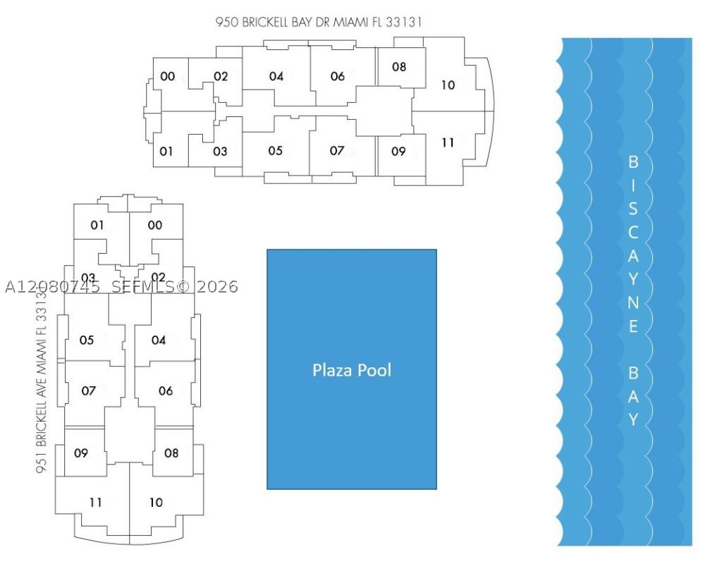 951 Brickell Ave #2407, Miami FL 33131