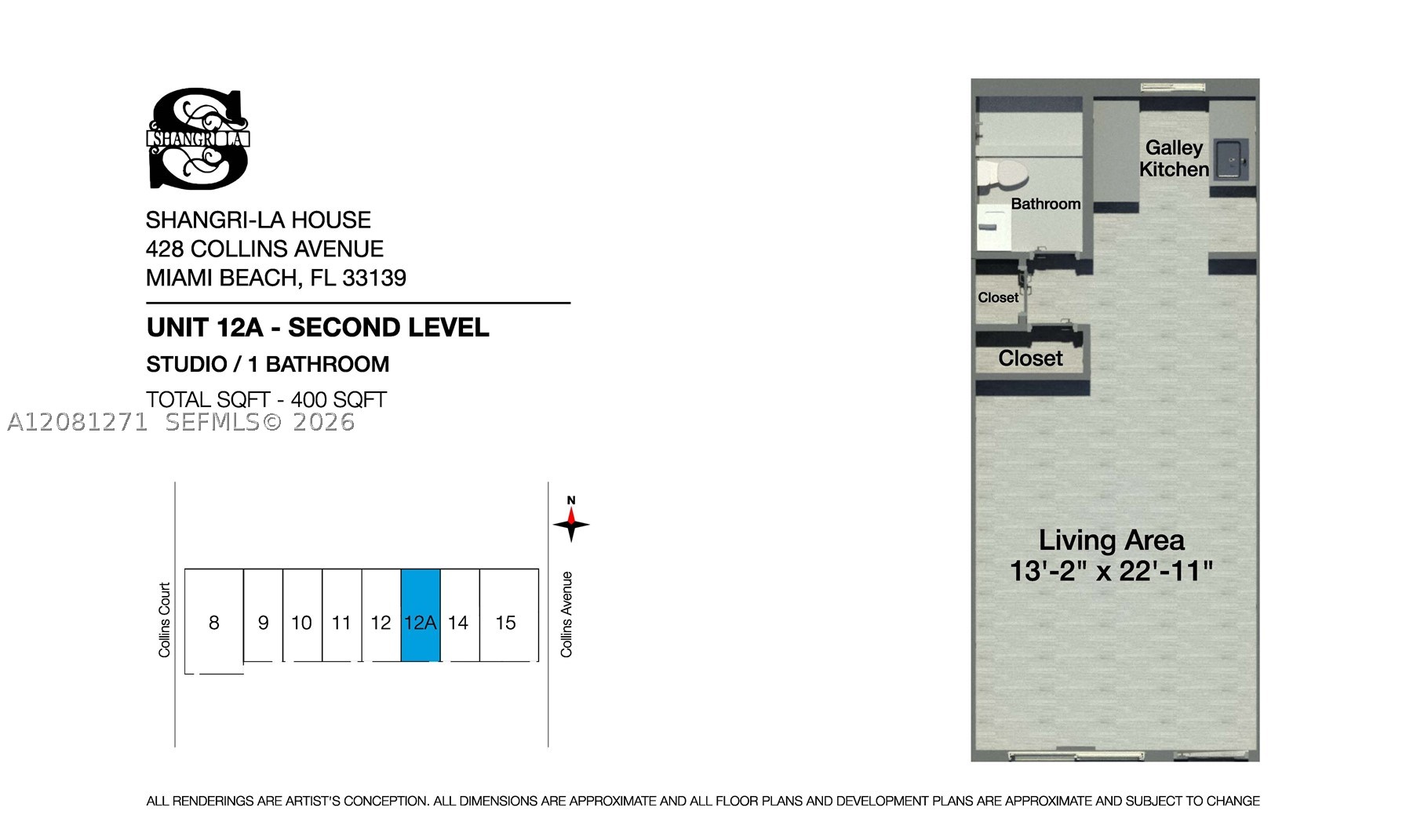 428 Collins Ave #12A, Miami Beach FL 33139