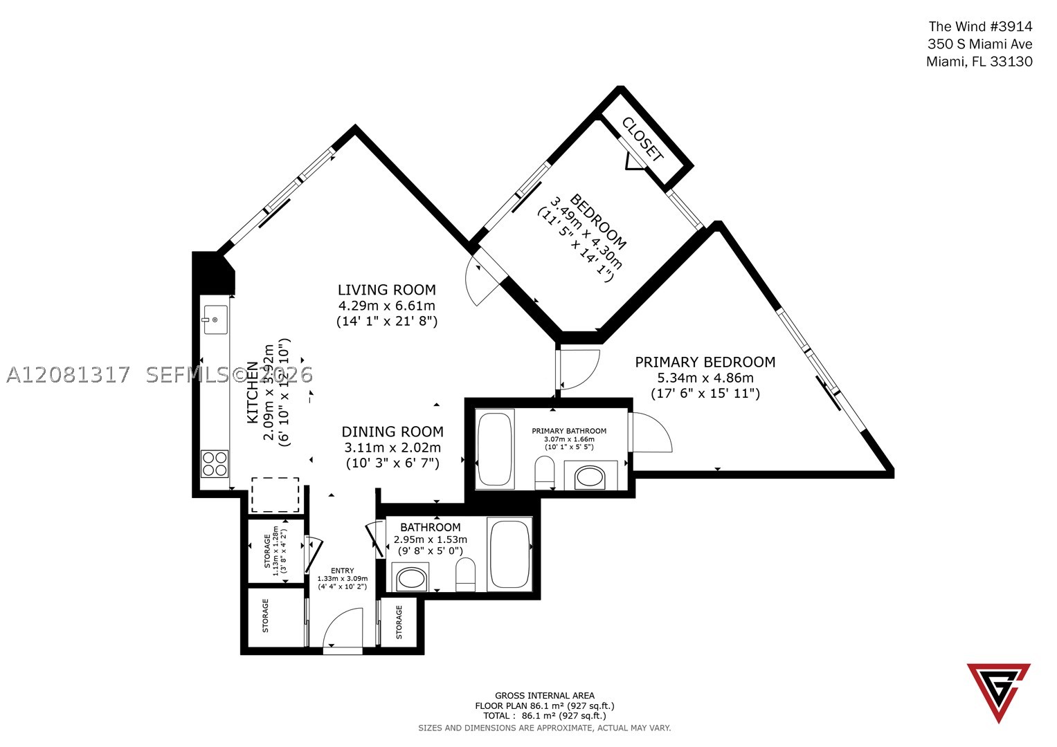 350 S Miami Ave #3914, Miami FL 33130