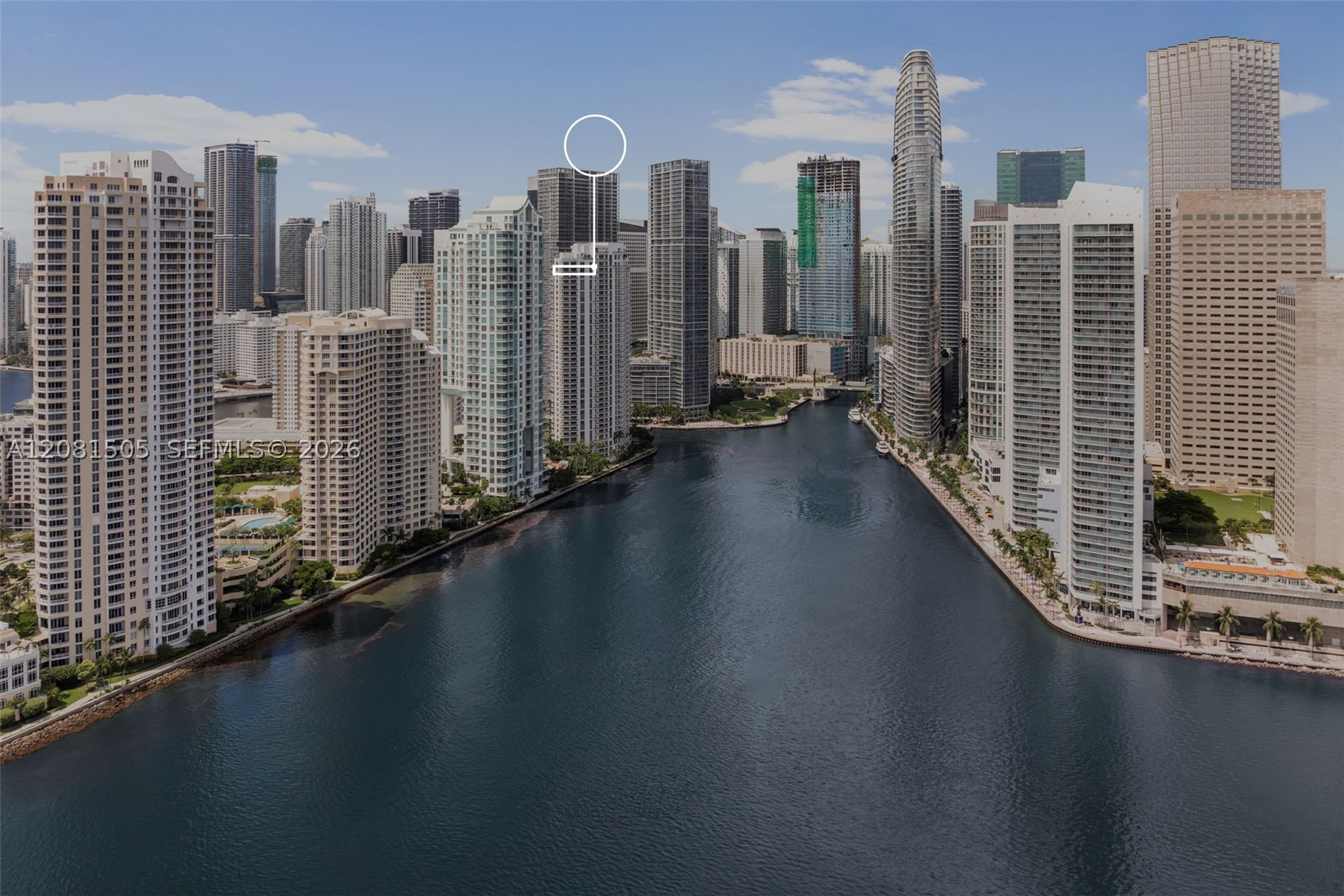 901 Brickell Key Blvd #3708, Miami FL 33131