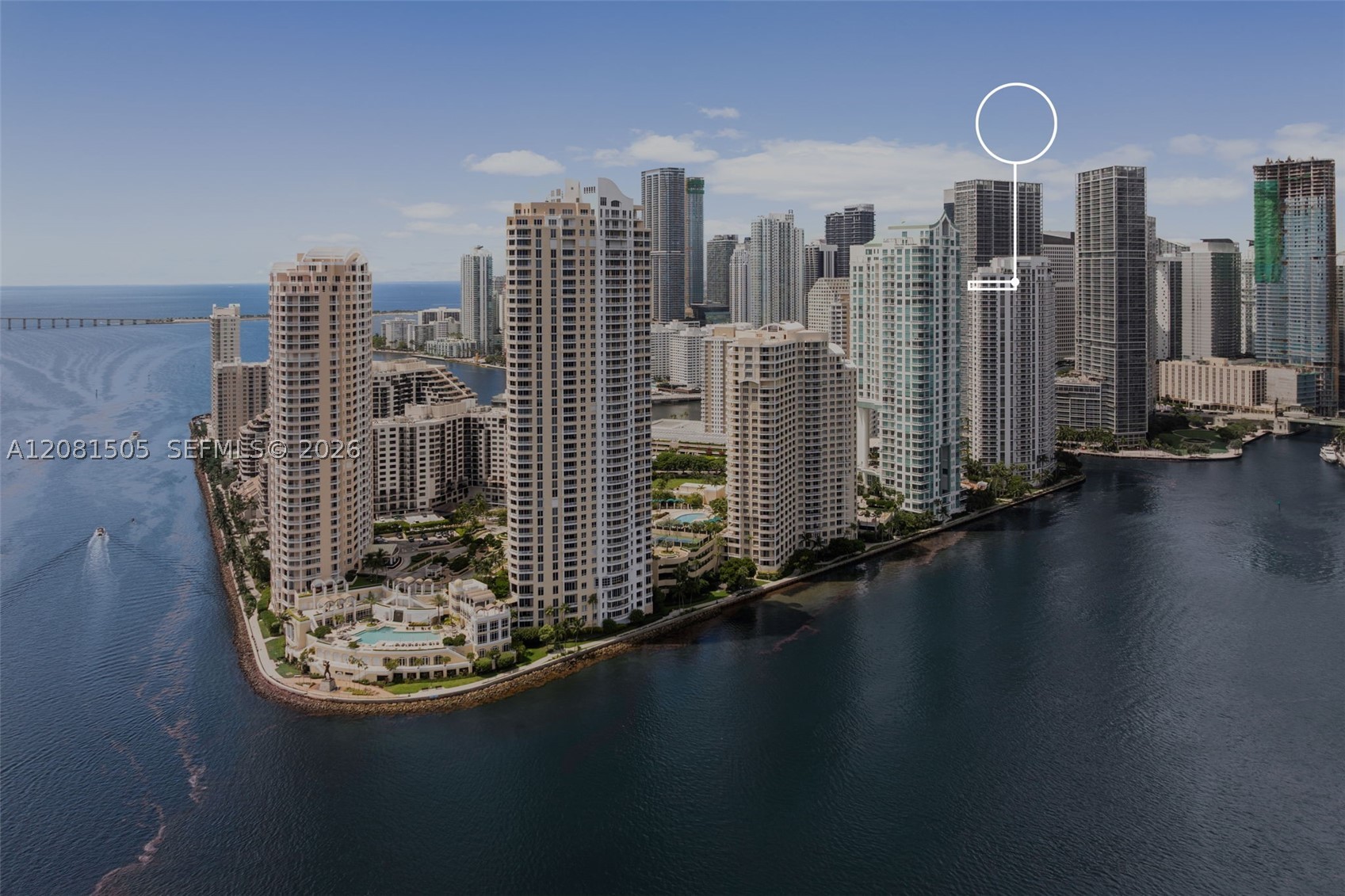 901 Brickell Key Blvd #3708, Miami FL 33131