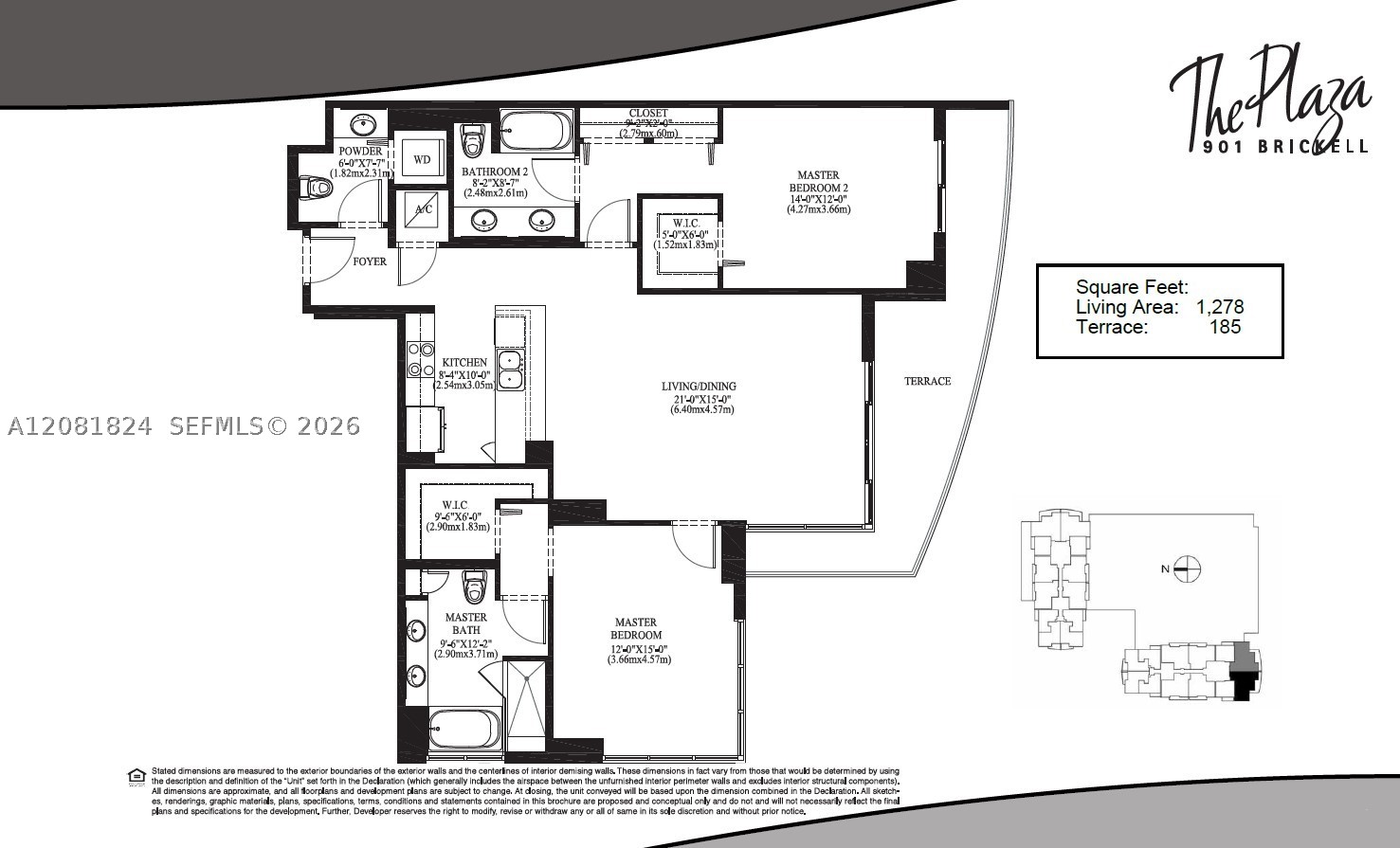 950 Brickell Bay Dr #3111, Miami FL 33131