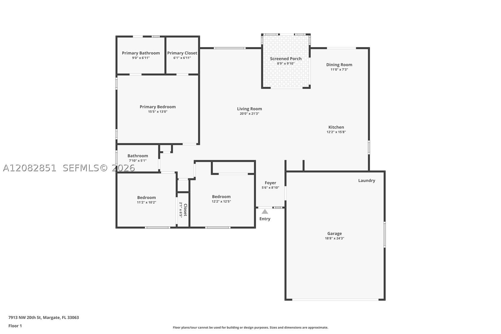 7913 NW 20th St, Margate FL 33063