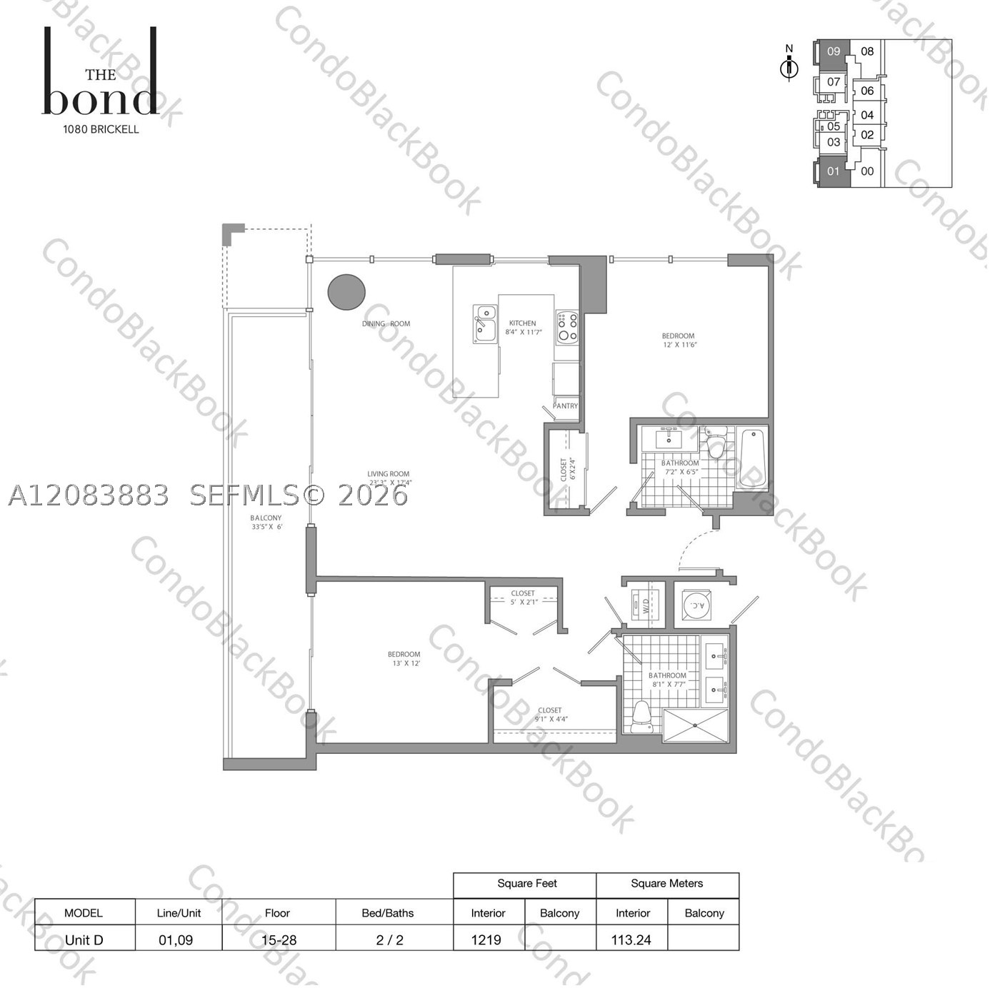 1080 Brickell Ave #2509, Miami FL 33131